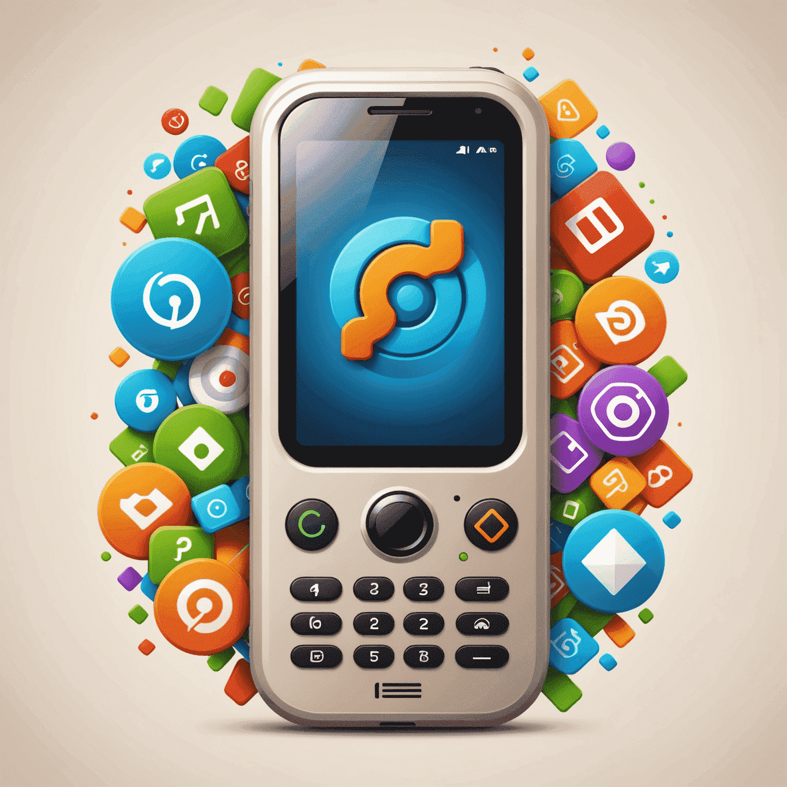 IndiaGamesHub logo featuring a stylized mobile phone with game icons