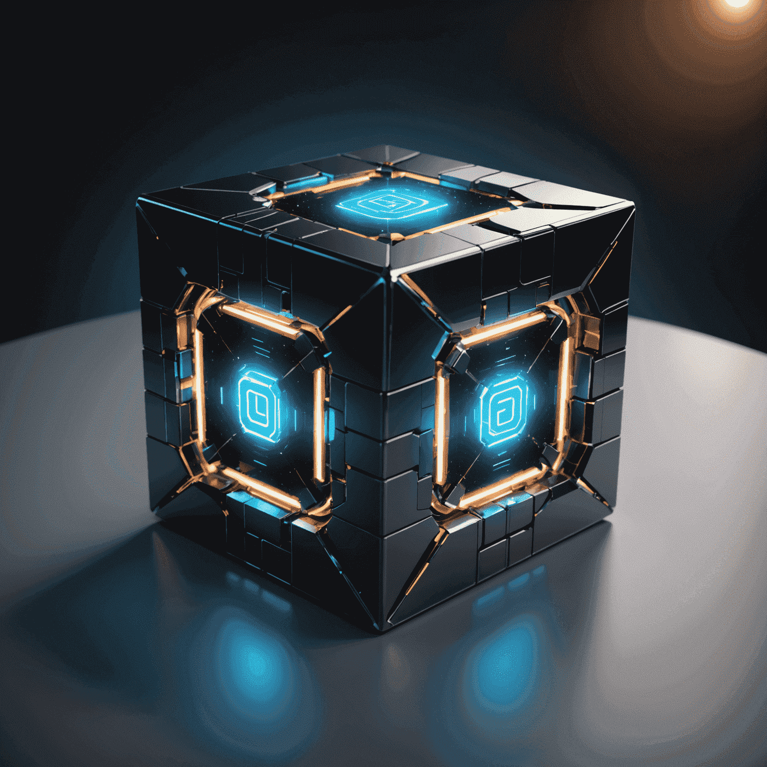 NextGen Nexus logo featuring a futuristic 3D cube with glowing edges